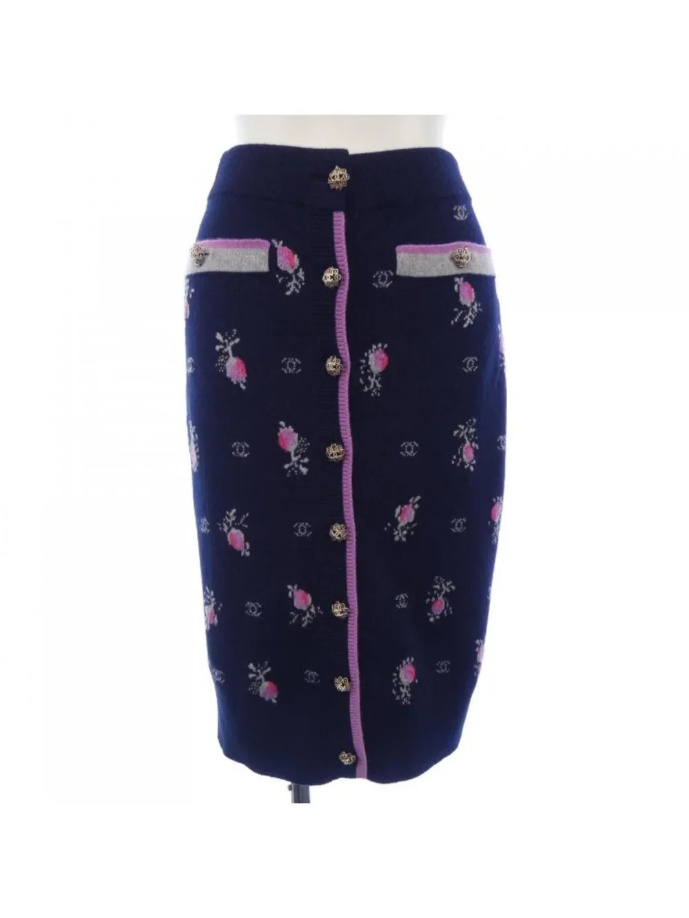 Chanel 22k Skirt Navy